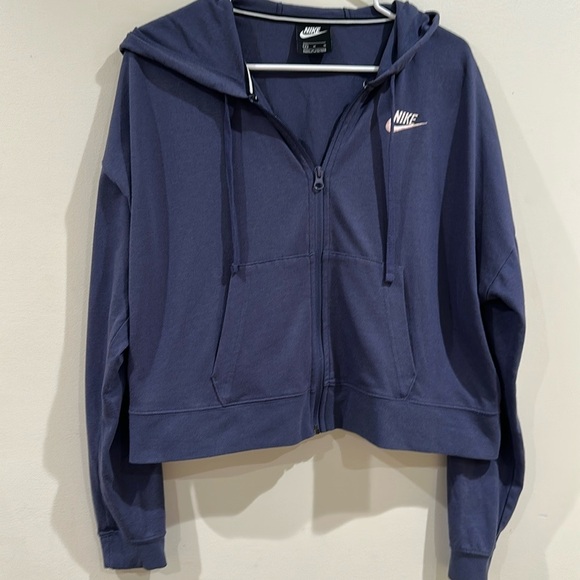 Nike Women's Blue Hoodie - Picture 1 of 3